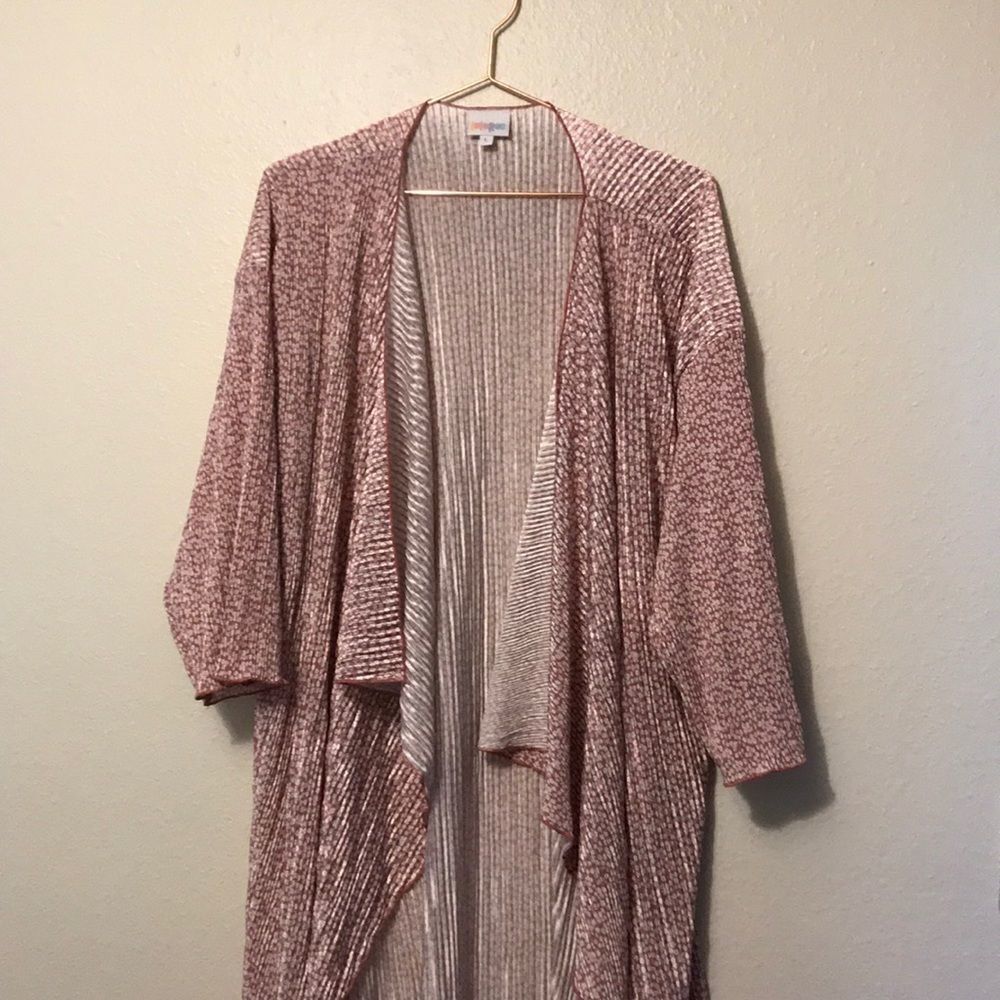 NWT Longline floral shine kimono
